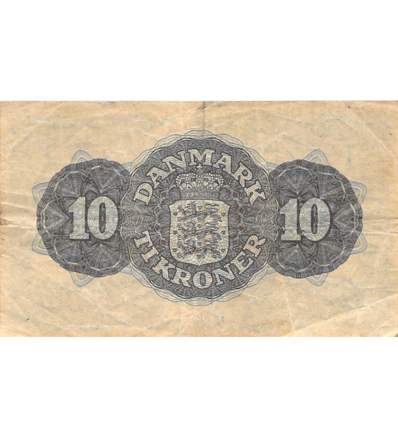 DANEMARK - 10 KRONER 1948