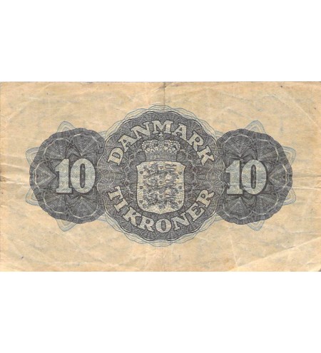 DANEMARK - 10 KRONER 1948