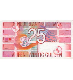 PAYS-BAS - 25 GULDEN 1989 2