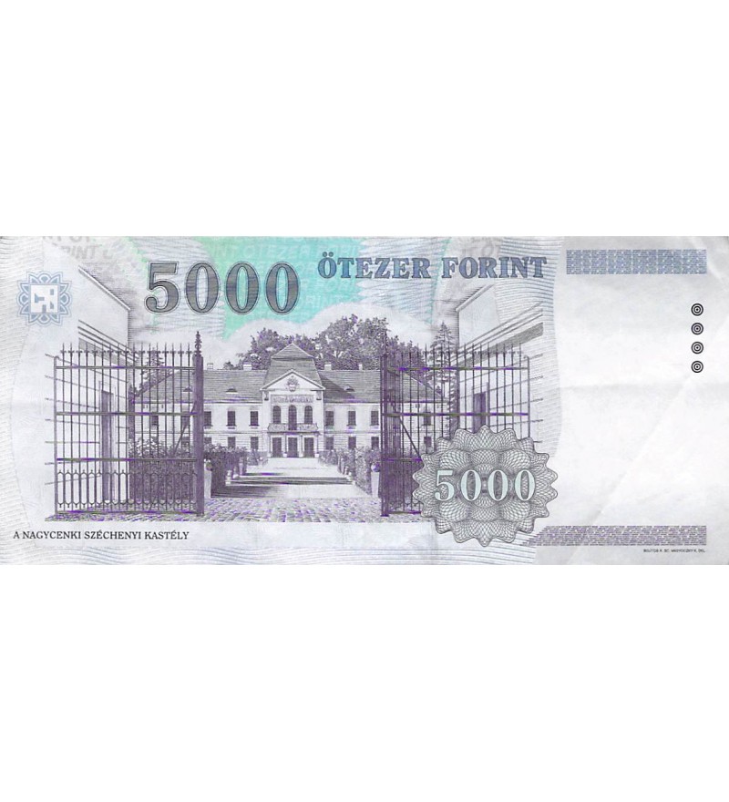 HONGRIE, COMTE SZECHENYI - 5000 FORINT 2005