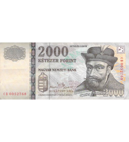 HONGRIE, BETHLEN GABOR - 2000 FORINT 2004
