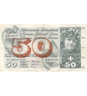 SUISSE - 50 FRANCS 02/04/1964