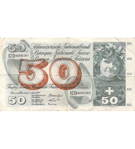 SUISSE - 50 FRANCS 02/04/1964