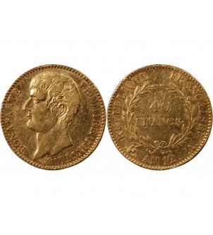 BONAPARTE Ier CONSUL﻿ - 40 FRANCS OR AN 12 A PARIS﻿﻿ 2