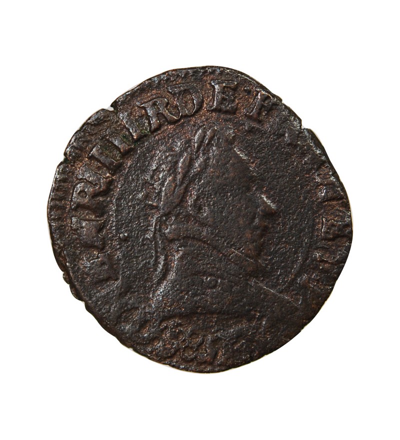 HENRI III - DOUBLE TOURNOIS 1588 D LYON