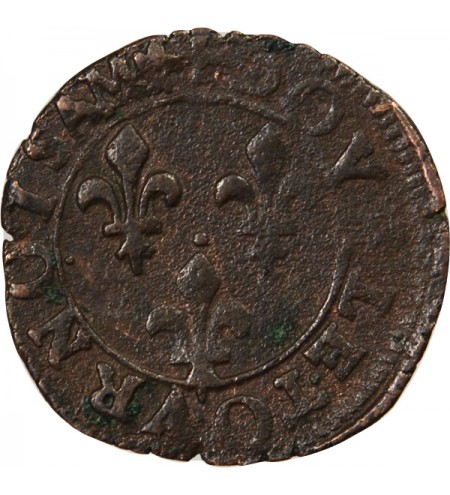 HENRI III - DOUBLE TOURNOIS 1588 D LYON