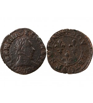HENRI III - DOUBLE TOURNOIS 1588 D LYON 2