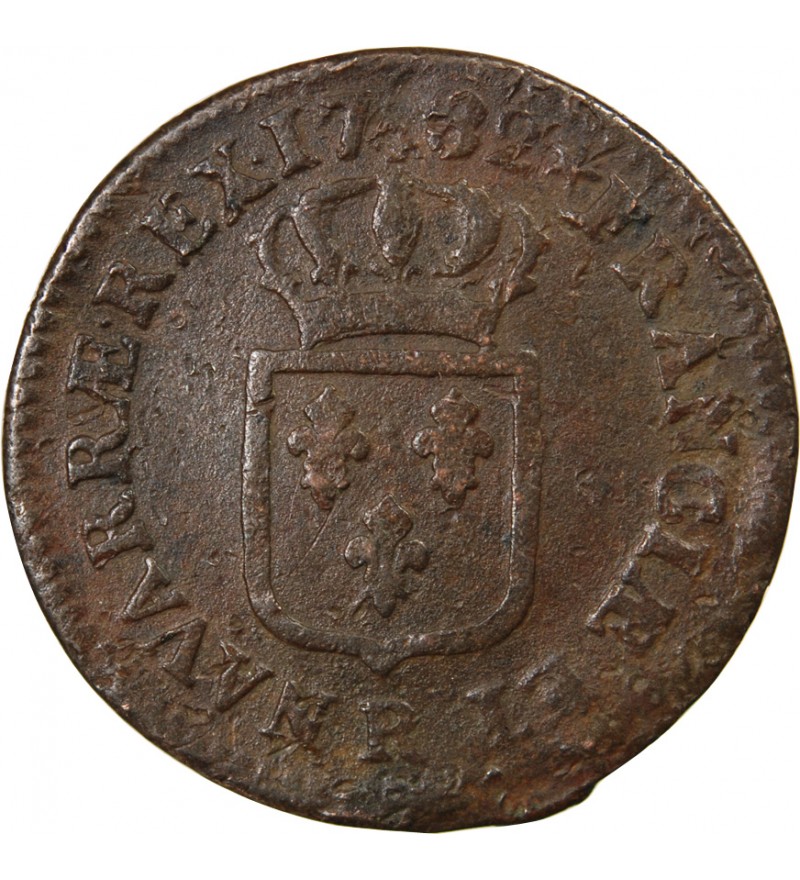 LOUIS XVI - SOL A L'ECU 1788 T NANTES