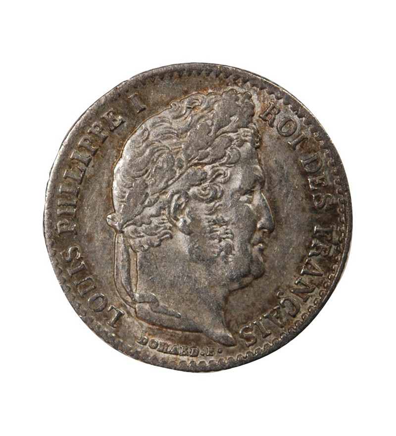 LOUIS PHILIPPE﻿ - 1/4 FRANC ARGENT 1843 B ROUEN
