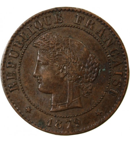 1 centime Bronze 1879 A Paris