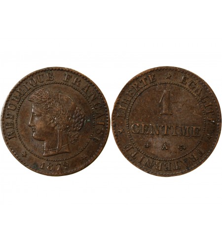1 centime Bronze 1879 A Paris