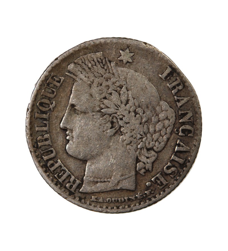 CERES - 20 CENTIMES ARGENT 1850 BB STRASBOURG