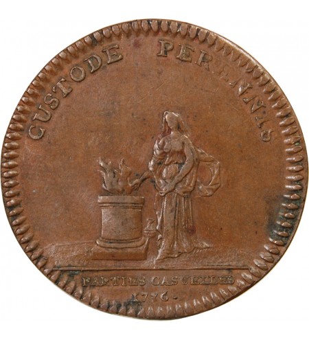 Louis XV 1 jeton Cuivre 1736