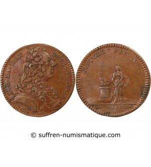 Louis XV Jeton Cuivre 1736