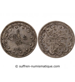 TURQUIE, MEHMET V - 5 KURUSH ARGENT 1911