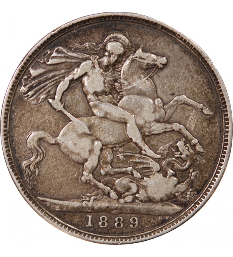 GRANDE-BRETAGNE, VICTORIA - CROWN ARGENT 1891