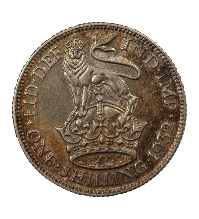 GRANDE-BRETAGNE, GEORGES V - SHILLING ARGENT 1932