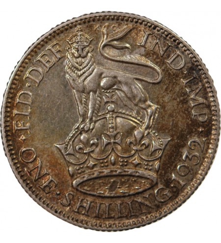 GRANDE-BRETAGNE, GEORGES V - SHILLING ARGENT 1932
