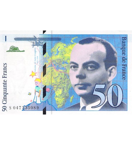 FRANCE, SAINT-EXUPERY - 50 FRANCS 1999 - SPL