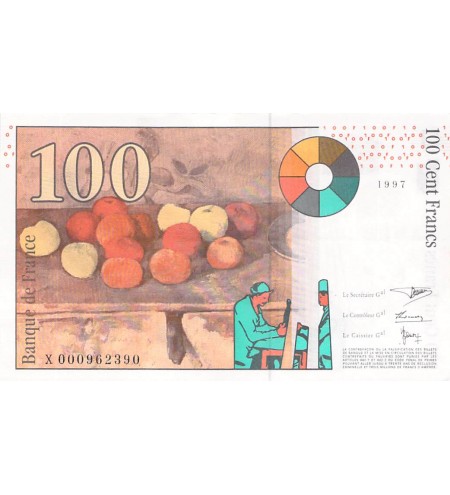 FRANCE, CEZANNE - 100 FRANCS 1997 - SUP
