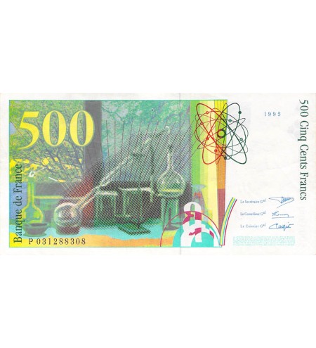FRANCE, PIERRE ET MARIE CURIE - 500 FRANCS 1995 - TTB