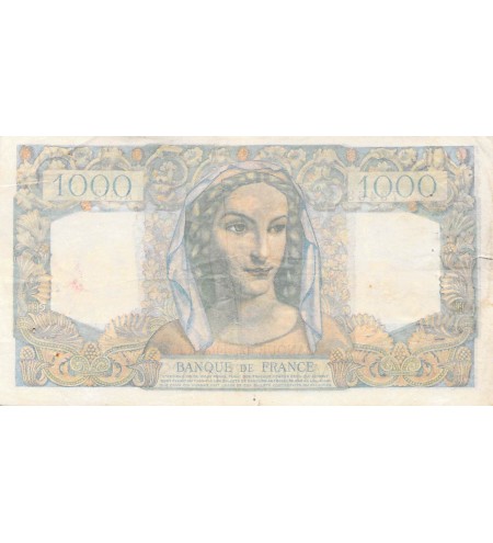 FRANCE, MINERVE ET HERCULE - 1000 FRANCS 03/11/1949 - TB+
