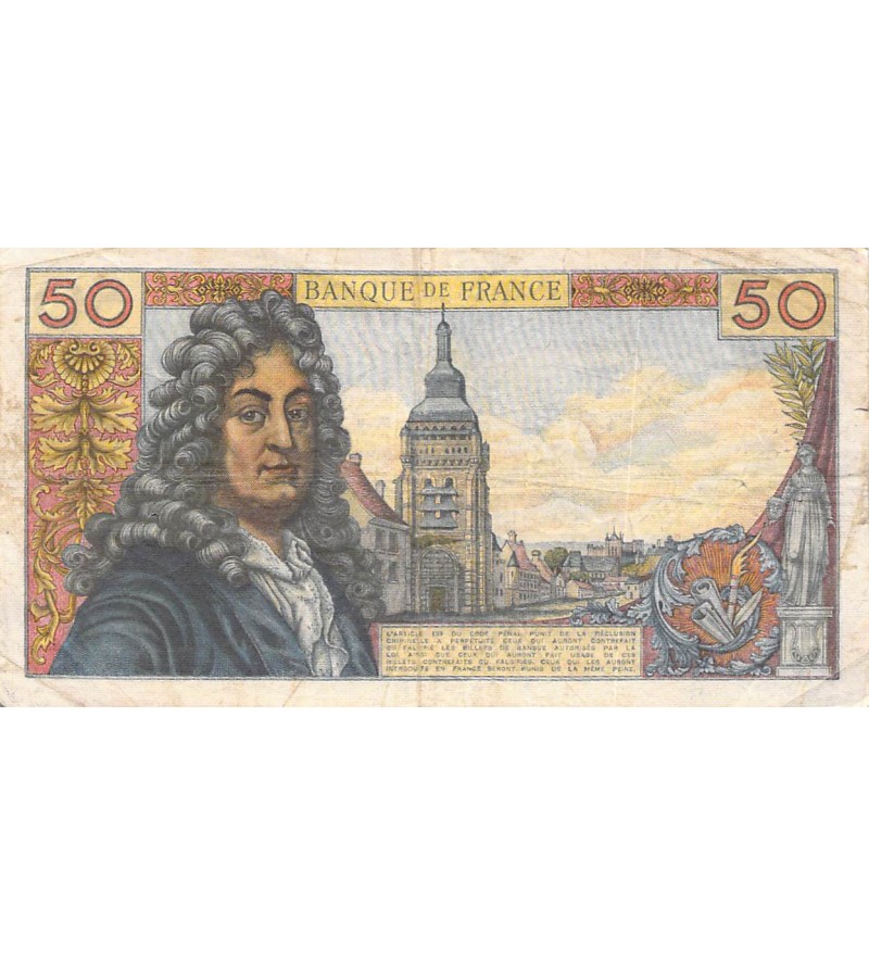 FRANCE, RACINE - 50 FRANCS 05/11/1964 - SÉRIE H.78 - TB+