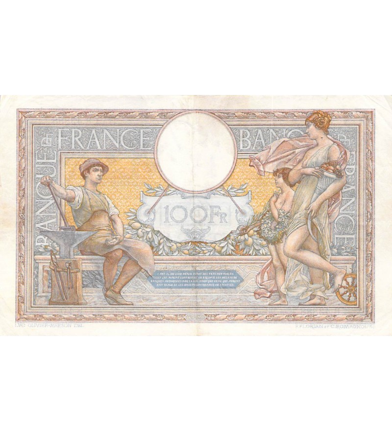 FRANCE, LUC-OLIVIER MERSON - 100 FRANCS 15/03/1934 - TTB