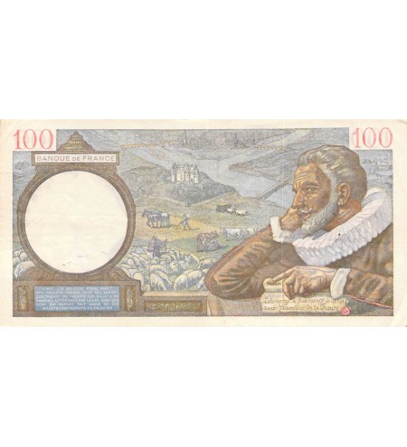 FRANCE - 100 FRANCS SULLY 20/02/1941 - TTB