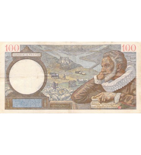 FRANCE - 100 FRANCS SULLY 18/12/1941 - TTB+