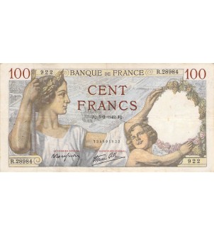 FRANCE - 100 FRANCS SULLY 05/03/1942 - TTB 2