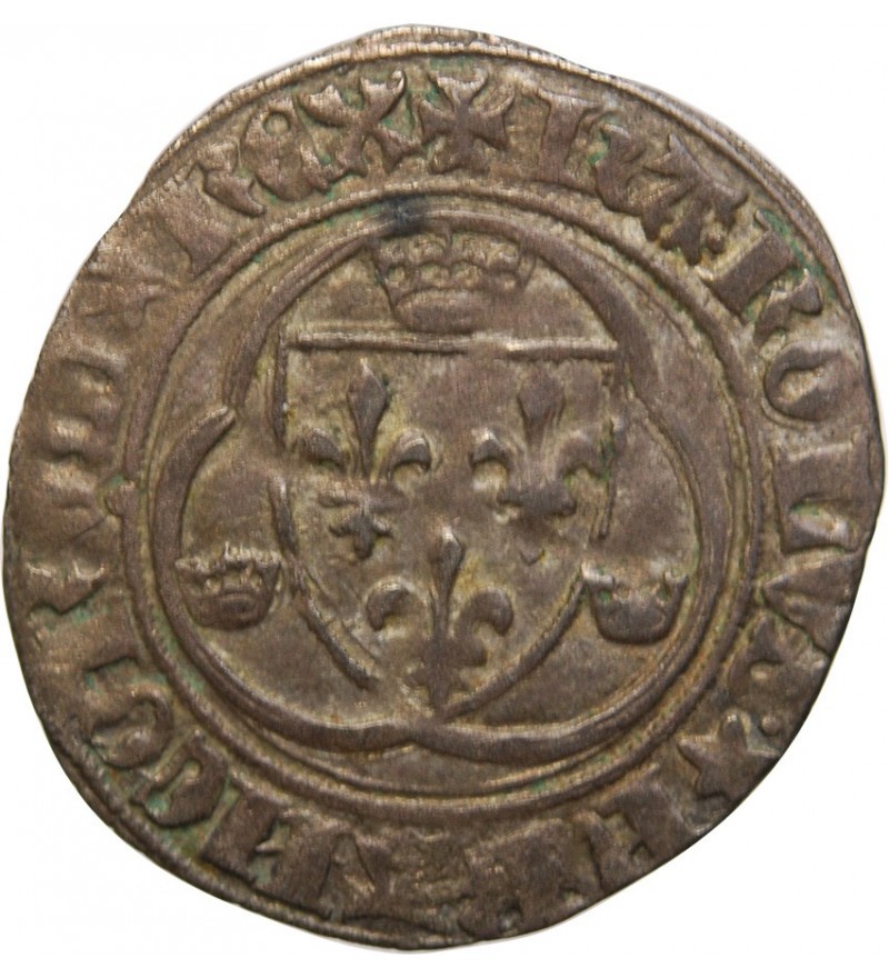 CHARLES VII ﻿- BLANC A LA COURONNE ROUEN 1422 / 1461