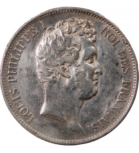 LOUIS PHILIPPE - 5 FRANCS 1831 B ROUEN "Tranche en Relief"