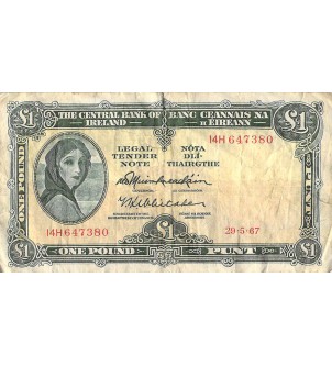 IRLANDE, LADY LAVERY - 1 POUND 29/05/1697