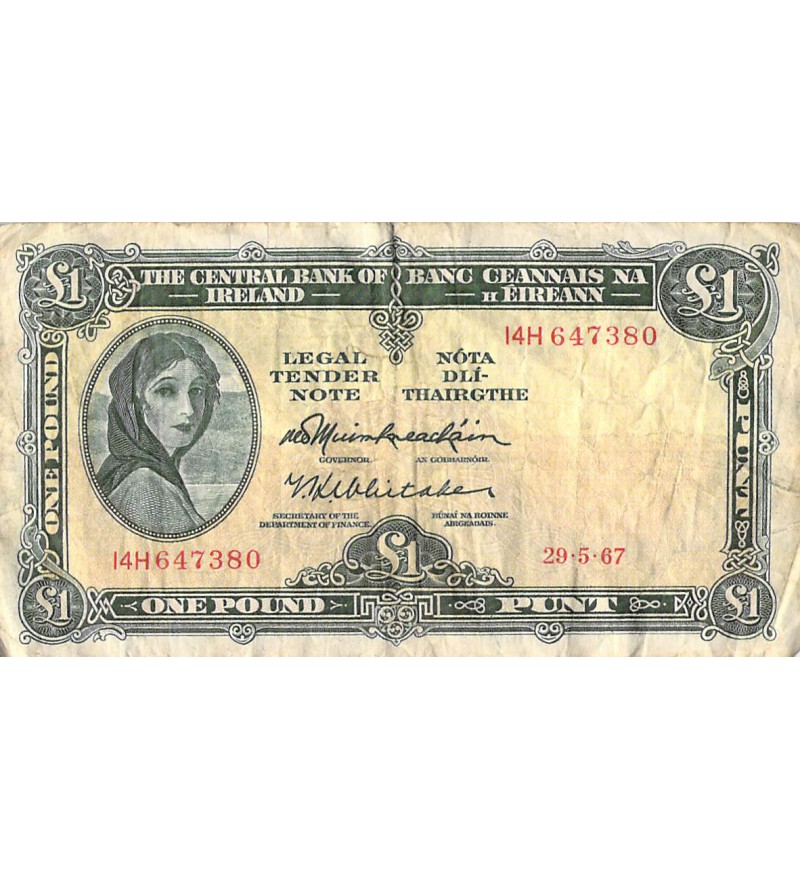 IRLANDE, LADY LAVERY - 1 POUND 29/05/1697