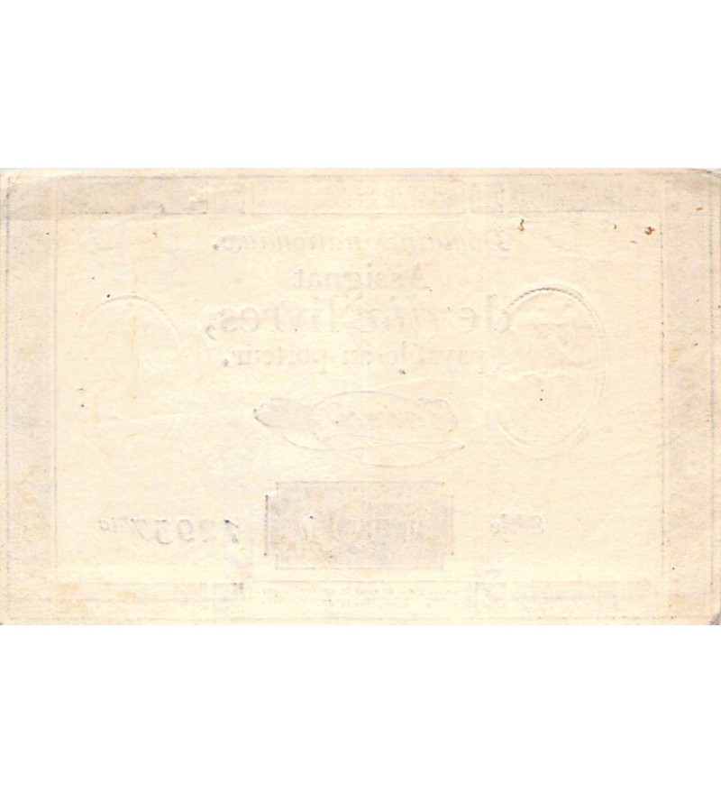 ASSIGNAT - 10 LIVRES 24/10/1792 - FILIGRANE REPUBLICAIN