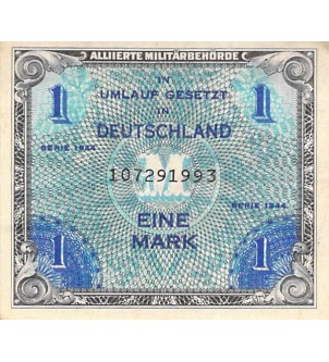 ALLEMAGNE, IMPRESSION AMERICAINE - 1 MARK SERIE 1944