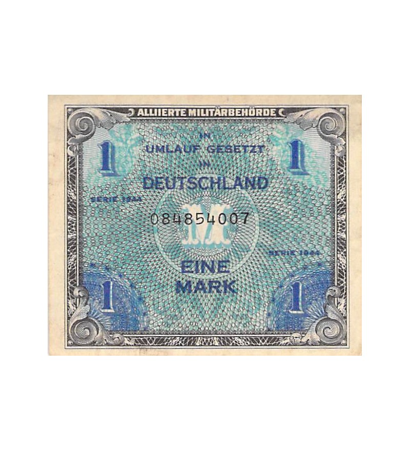 ALLEMAGNE, IMPRESSION AMERICAINE - 1 MARK SERIE 1944