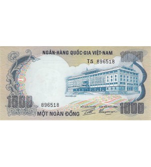 VIÊT NAM DU SUD - 1000 DÔNG 1972
