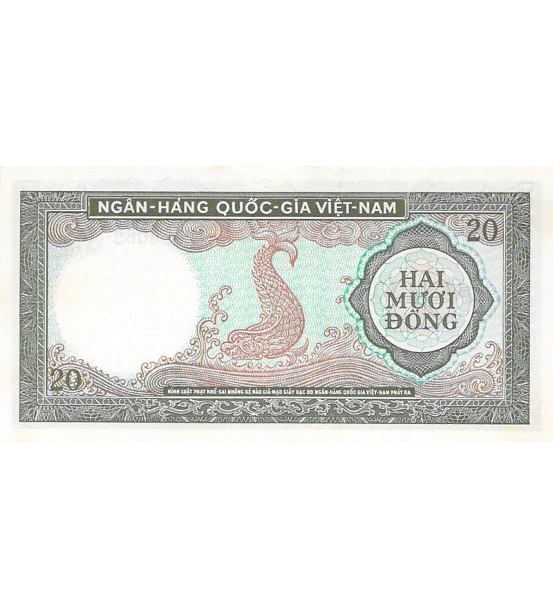 VIÊT NAM DU SUD - 20 DÔNG 1964