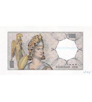 FRANCE, ATHENA - ECHANTILLON TAILLE 200 FRANCS MONTESQUIEU POUR TESTS DAB 2