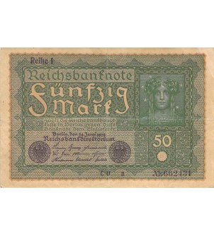 ALLEMAGNE - 50 MARK 24/06/1919 2