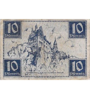 ALLEMAGNE, WURTEMBERG-HOHENZOLLERN - 10 PFENNIG 1947 TÜBINGEN