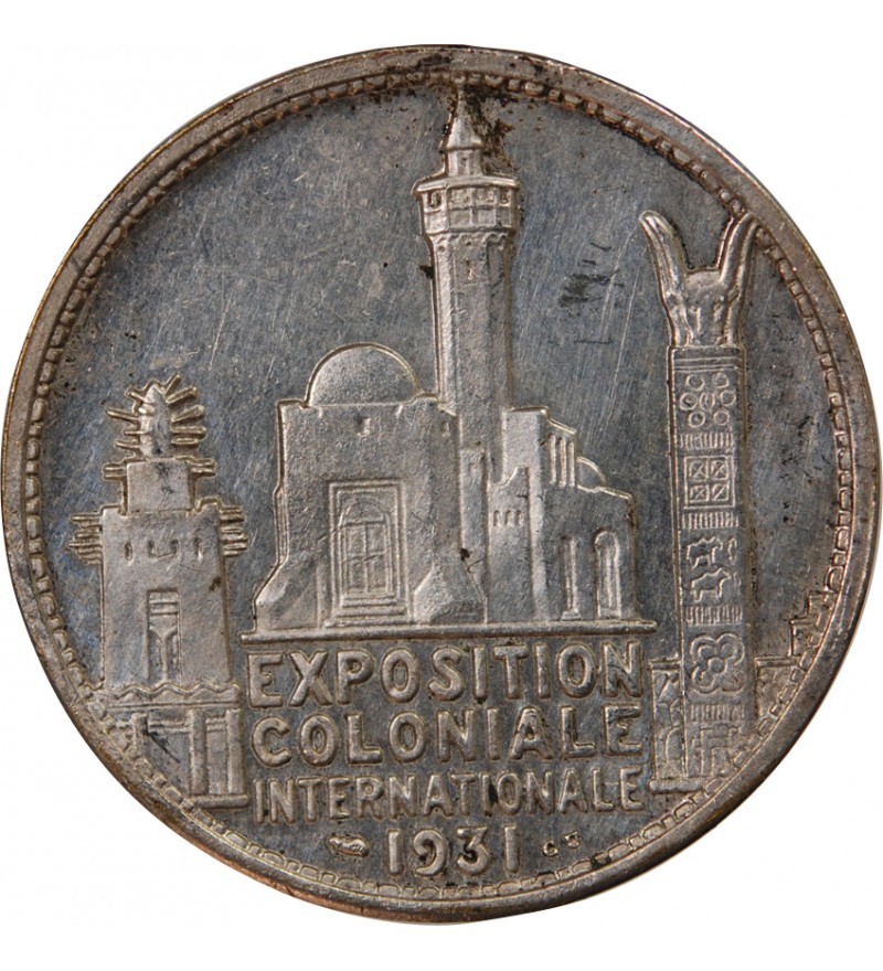 EXPOSITION COLONIALE, AFRIQUE - MEDAILLE 1931