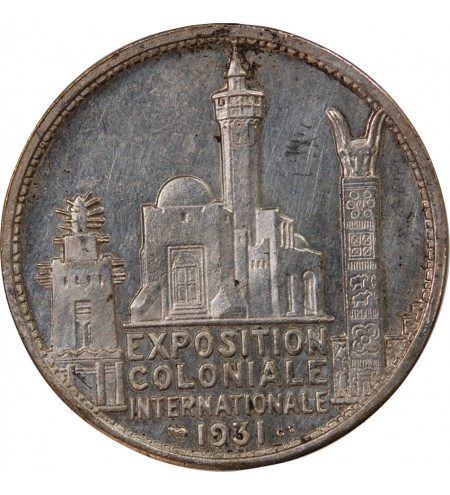EXPOSITION COLONIALE, AFRIQUE - MEDAILLE 1931