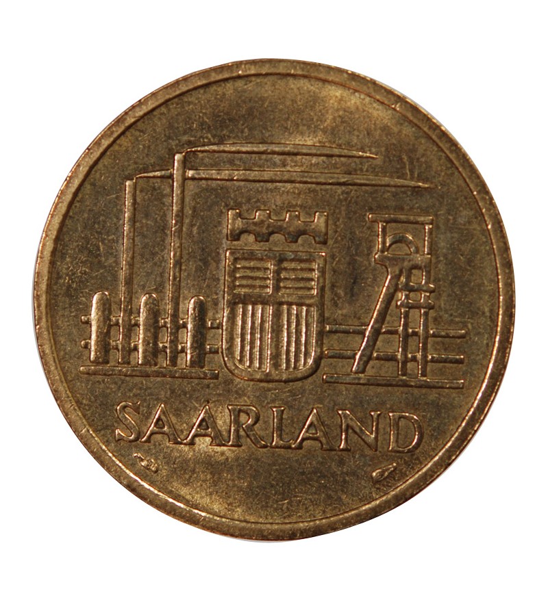 ALLEMAGNE, SARRE - 50 FRANKEN 1954