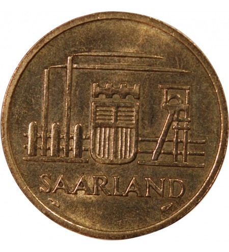 ALLEMAGNE, SARRE - 50 FRANKEN 1954