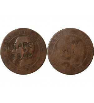 NAPOLEON III, PEARS' SOAP - Module de10 Centimes﻿﻿ publicitaire 2