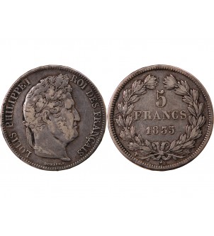 LOUIS PHILIPPE﻿ - 5 FRANCS 1835 MA MARSEILLE 2