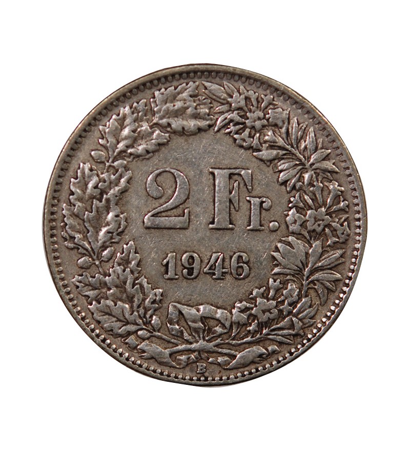 SUISSE - 2 FRANCS ARGENT (1874-1967)